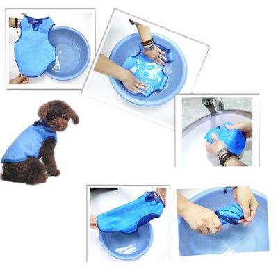 Cool Summer Cooling Dog Coat Breathable 'Ice Mesh' Pet Clothes Lightweight UV Resistant Home Wear Outfit