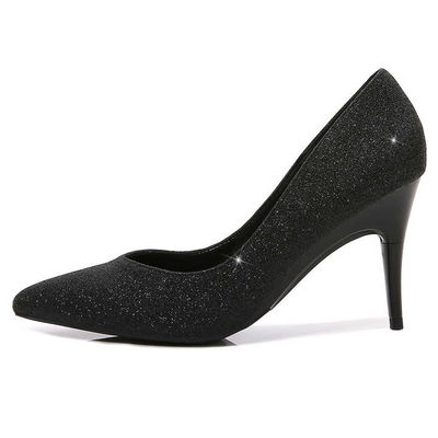 New Design Pumps Women's Luxury Shoes High Heels Dual-Purpose Shoes Multifunctional Retractable Foldable Pumps
