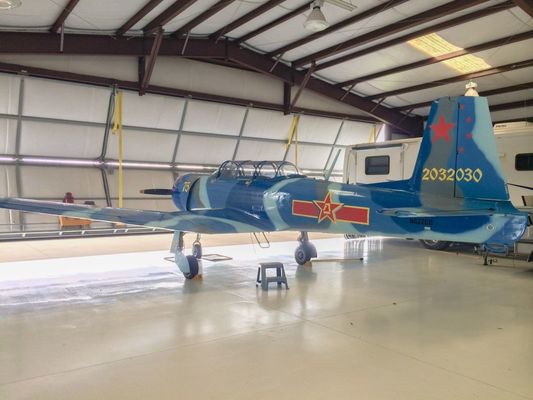 Nanchang CJ6 civilian training aircraft model