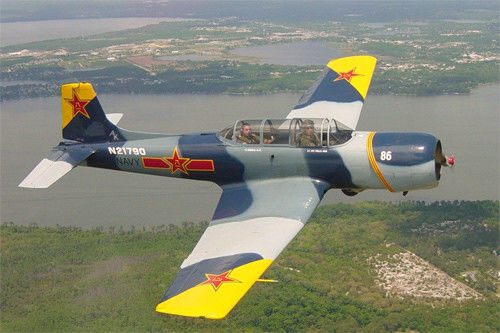 Nanchang CJ6 civilian training aircraft model