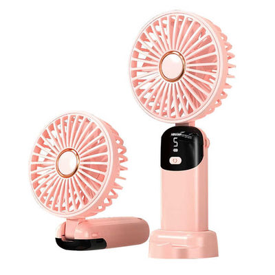 Comfortable Mini Usb Fan Powerbank Rechargeable Mini Fan 1800 Mah Portable Usb Powerful 2 in 1 Handhold Fan