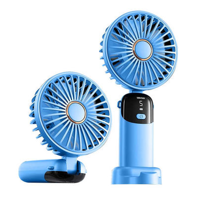 Comfortable Mini Usb Fan Powerbank Rechargeable Mini Fan 1800 Mah Portable Usb Powerful 2 in 1 Handhold Fan