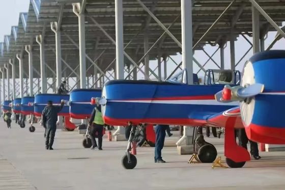 Flying  CJ6 civilian training plane model
