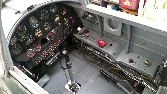 Flying  CJ6 civilian training plane model