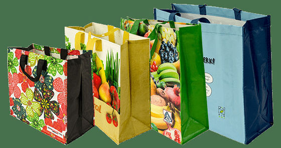 Cheap Tote Bags Custom Printed Recyclable Fabric Non Woven Shopping Bags With Logo Custom Reusable Shopping Bags