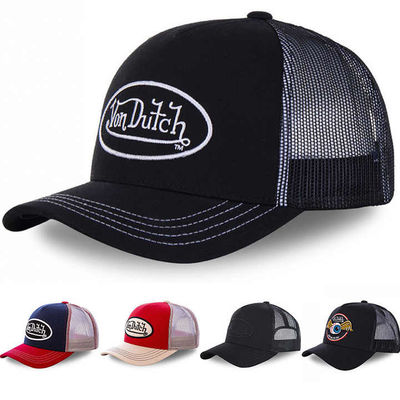 Custom Print 3D Logo High Quality Black OEM Sport Foam Hats Promotional Blank Unstructured Sport Golf Men Dad Trucker Cap Hat