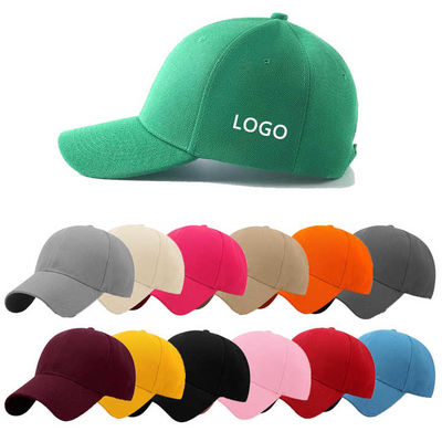 Luxury 6 Panel Black Blank Cotton Unstructured Baseball Dad Hats Caps Sports Plain With Custom Embroidery Logo for Man Women
