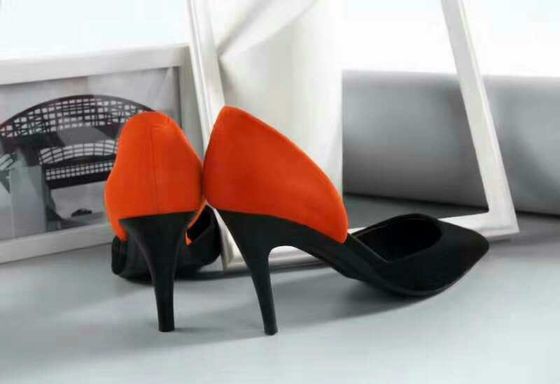 Fashion Pointed  folding Heels High Heel Sandals Women's Shoes Custom Large Size Ladies High Heel Pumps