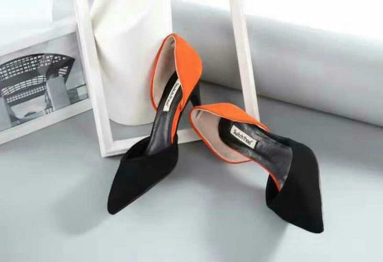Fashion Pointed  folding Heels High Heel Sandals Women's Shoes Custom Large Size Ladies High Heel Pumps