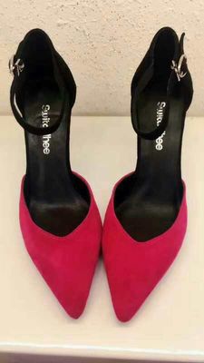 Fashion Pointed  folding Heels High Heel Sandals Women's Shoes Custom Large Size Ladies High Heel Pumps