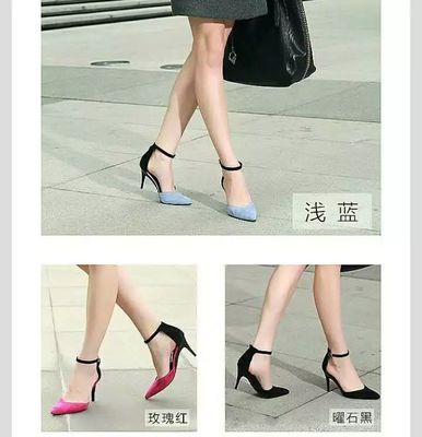 2025 OEM Direct Hot Selling Women's Fashion Luxury Authentic Black Genuine Leather Design Brand Thick folding High Heels