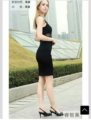 2025 OEM Direct Hot Selling Women's Fashion Luxury Authentic Black Genuine Leather Design Brand Thick folding High Heels