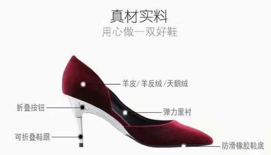 Luxury Women's Ladies Elegant adjustable High Heels Comfortable Slip-On Dress Shoes with Thin Heels Pointed Toe Pumps for Business Office