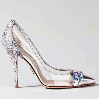 2025 New Bow Patent Leather High Heels for Women with a 10cm Slim Heel Trendy Women's High Quality Elegant Brand Shoes for Women
