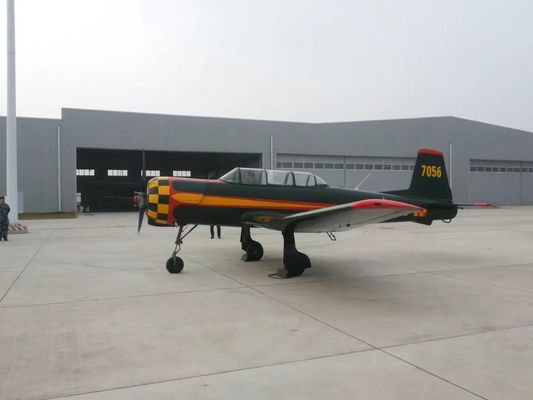 Export High Quality  civilian Aircraft CJ6 Airplanes Private Jets Civil Large Space Aircraft model
