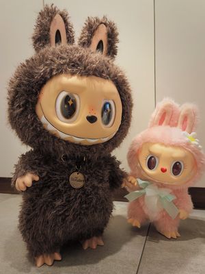 POP MART LABUBU Generation 1 Exciting Macaron, Generation 2 Vinyl Face Blind Box, Generation 3 High Energy Ahead Action Figur