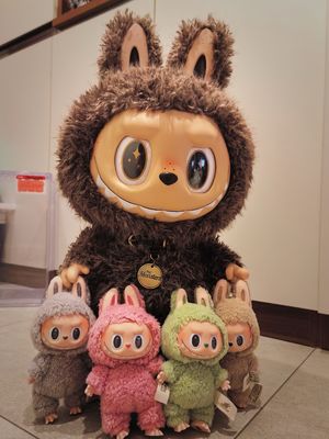 POP MART LABUBU V2 Have a Set PVC Macarons Vinyl Face Series Heart Beating Trendy Plush Toy Figure Blind Box