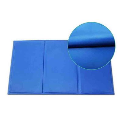 Summer Cooling Latex Pet Mat PVC and Nylon Cat and Dog Sleeping Bed with Ice Silk Cool Feature Animal Pattern Pet Supplies