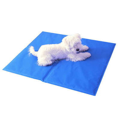 Summer Cooling Latex Pet Mat PVC and Nylon Cat and Dog Sleeping Bed with Ice Silk Cool Feature Animal Pattern Pet Supplies
