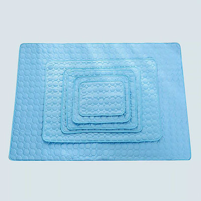 Summer Cooling Latex Pet Mat PVC and Nylon Cat and Dog Sleeping Bed with Ice Silk Cool Feature Animal Pattern Pet Supplies