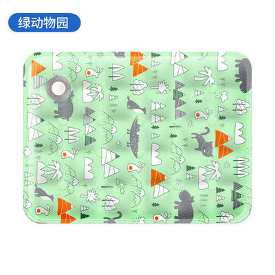 Summer Cooling Latex Pet Mat PVC and Nylon Cat and Dog Sleeping Bed with Ice Silk Cool Feature Animal Pattern Pet Supplies